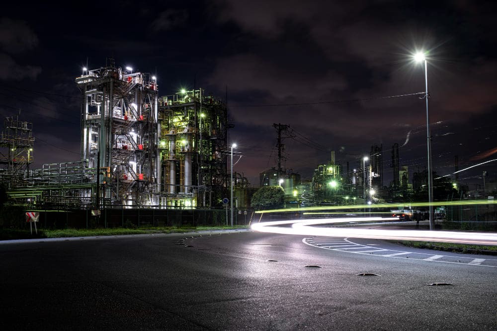 Áreas industriais, química, petroquímica e alimentícia